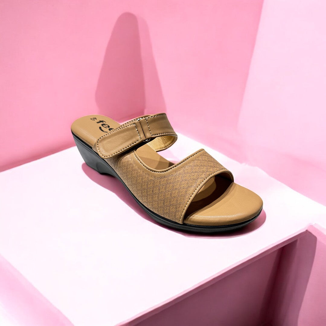 Two Strap Dr. Wedge Heel-723