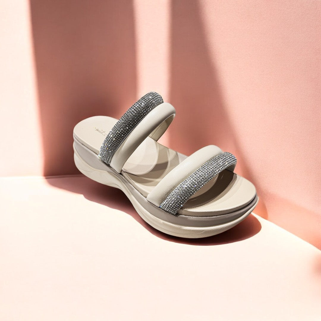 Two Strap Deco Slides-734