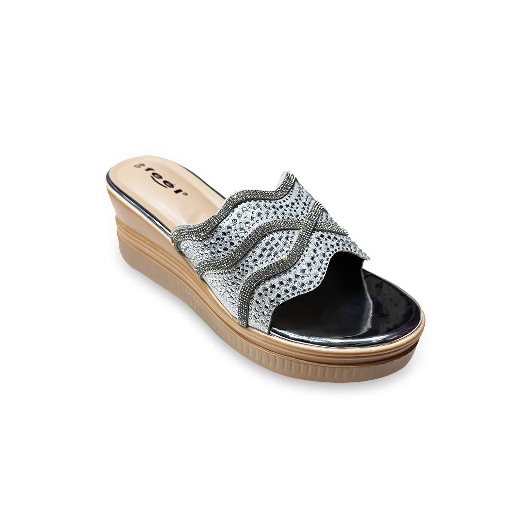 Rhinestone Balance Heel-703