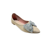Rhinestone Bow Pumps-717