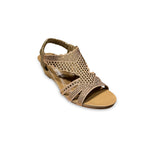Rhinestone Wedge Heel Sandal-776