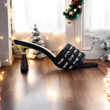 Women Pencil Heel Slider-785