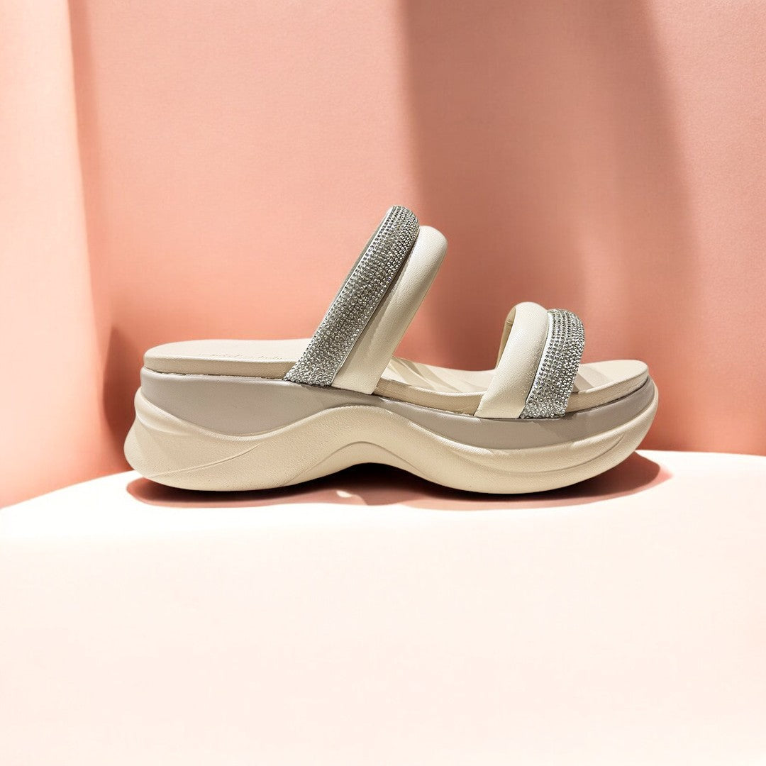 Two Strap Deco Slides-734