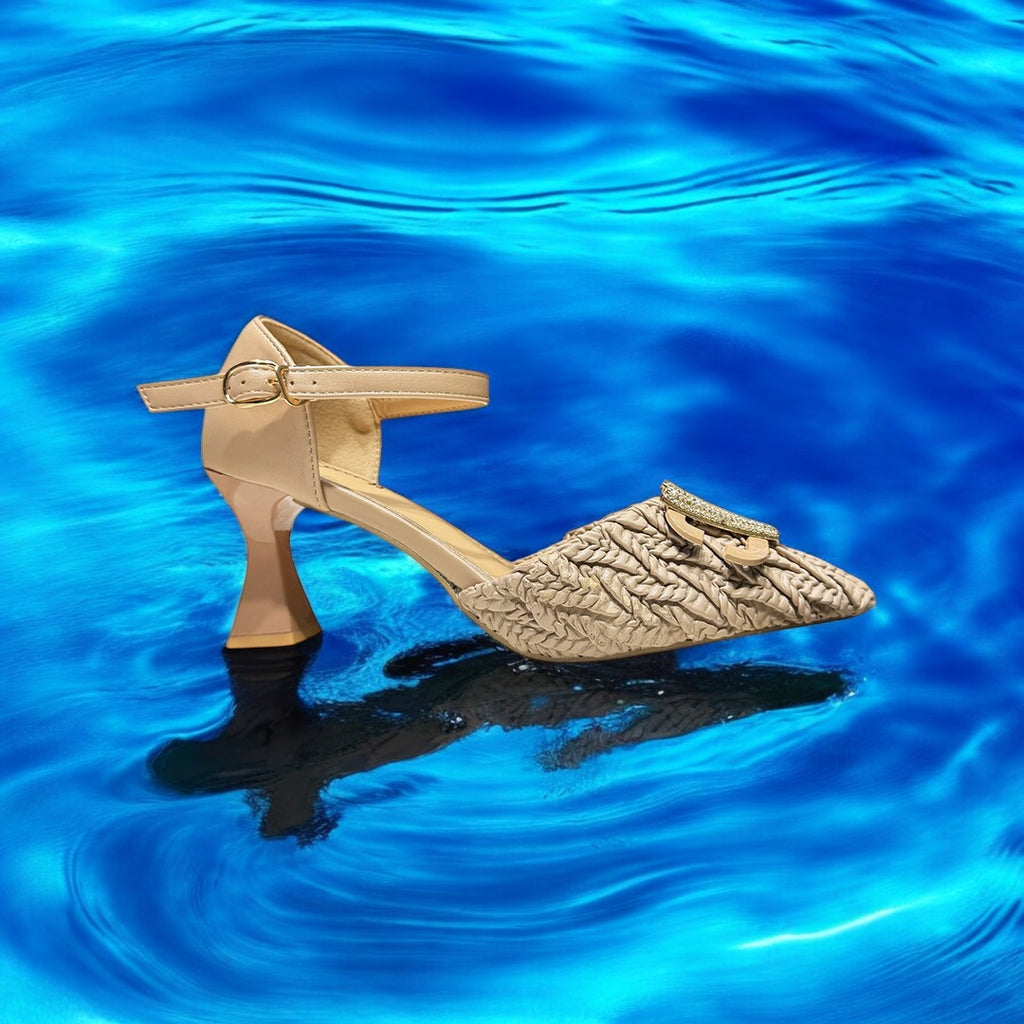 Women Pointed Toe Pencil Heel-797