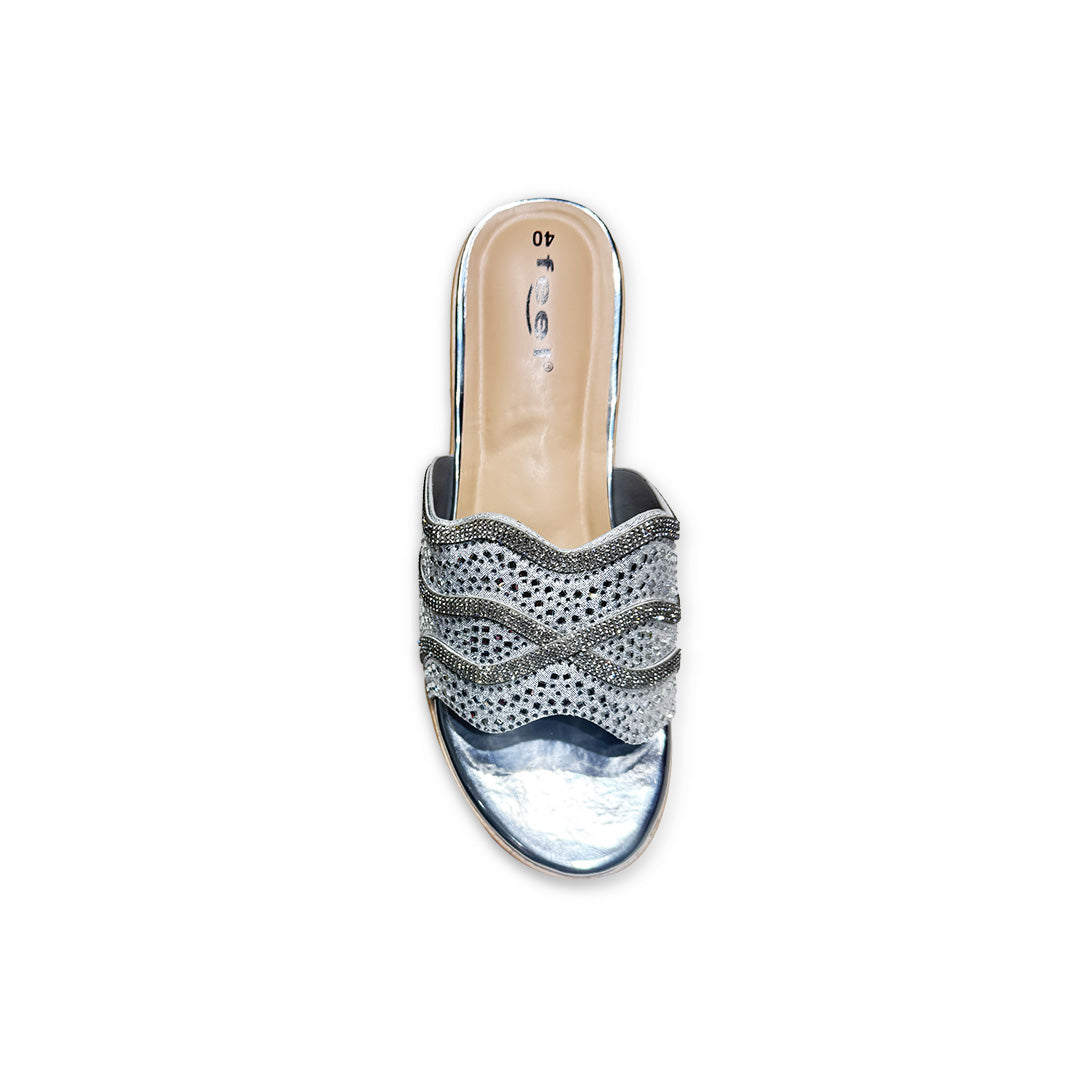 Rhinestone Balance Heel-703