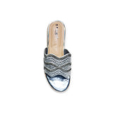 Rhinestone Balance Heel-703