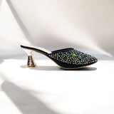 Rhinestone Nagra Heel-713