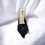 Polka Dot Bow Tie Heel-737