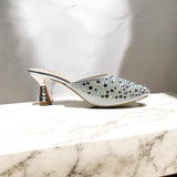 Rhinestone Nagra Heel-712