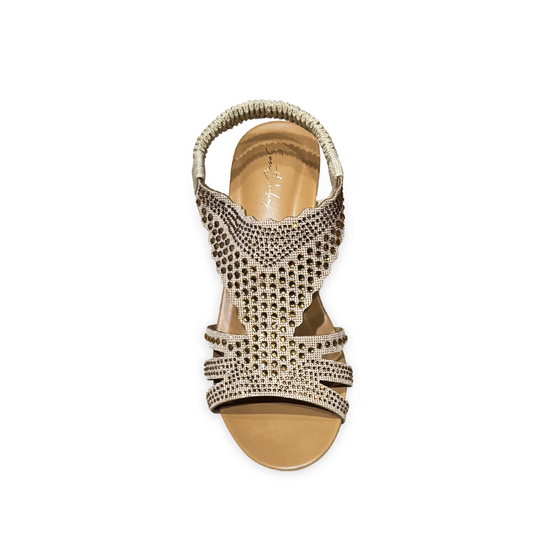 Women Belt Wedge Heel Sandal-777