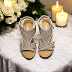 Women Belt Wedge Heel Sandal-777