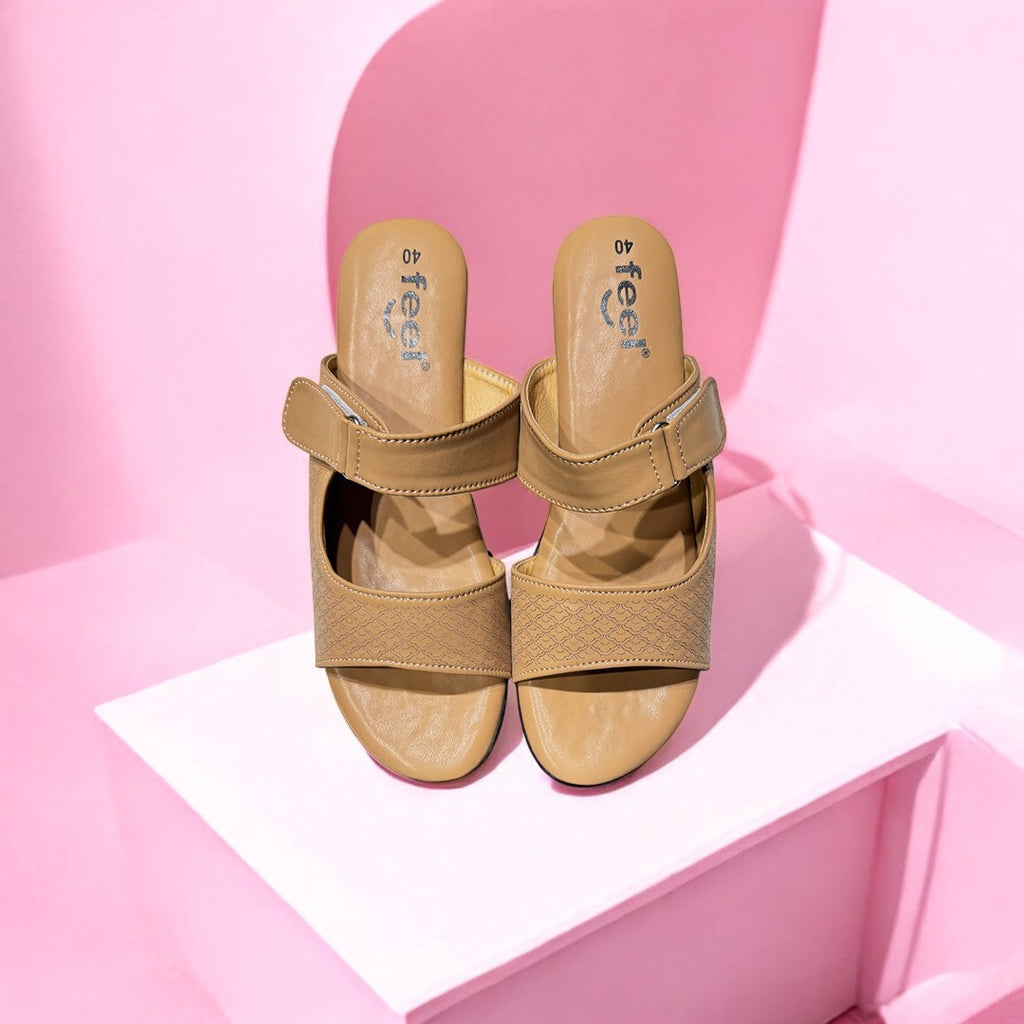 Two Strap Dr. Wedge Heel-723