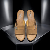 Women's Slip-on Wedges Heels Sandals-718