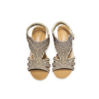Women Belt Wedge Heel Sandal-777