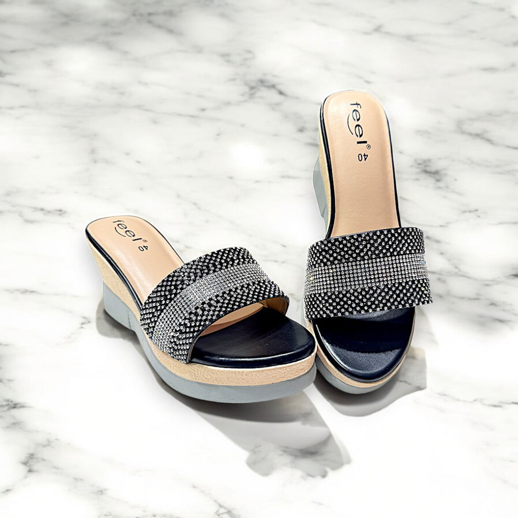 Stone Deco Balance Heel-701