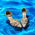 Women Pointed Toe Pencil Heel-797