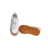 Textured Low-Ankle Sneakers with Lace-Up Closure-648