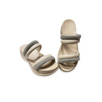 Two Strap Deco Slides-734