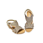 Women Belt Wedge Heel Sandal-777