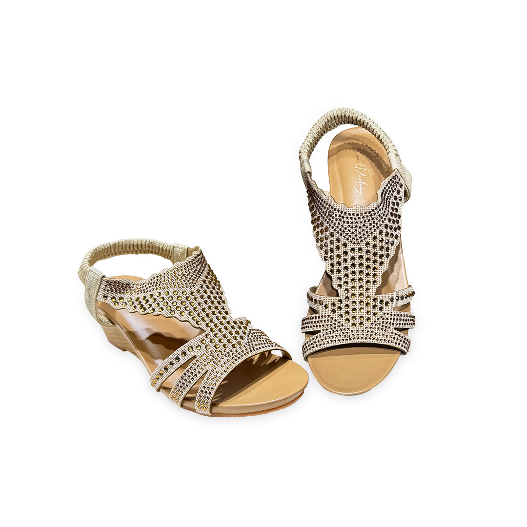 Women Belt Wedge Heel Sandal-777