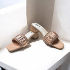 Slider Semi Box Heel-761