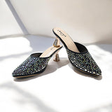 Rhinestone Nagra Heel-713
