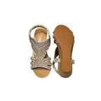 Women Belt Wedge Heel Sandal-777