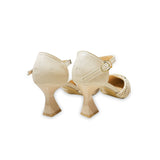 Women Pointed Toe Deco Pencil Heel-801