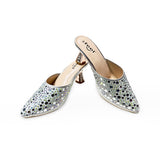 Rhinestone Nagra Heel-712
