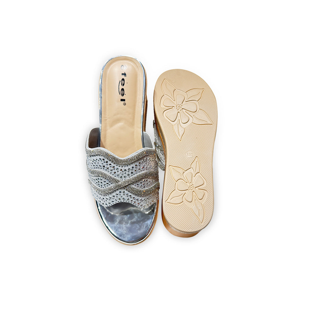Rhinestone Balance Heel-703