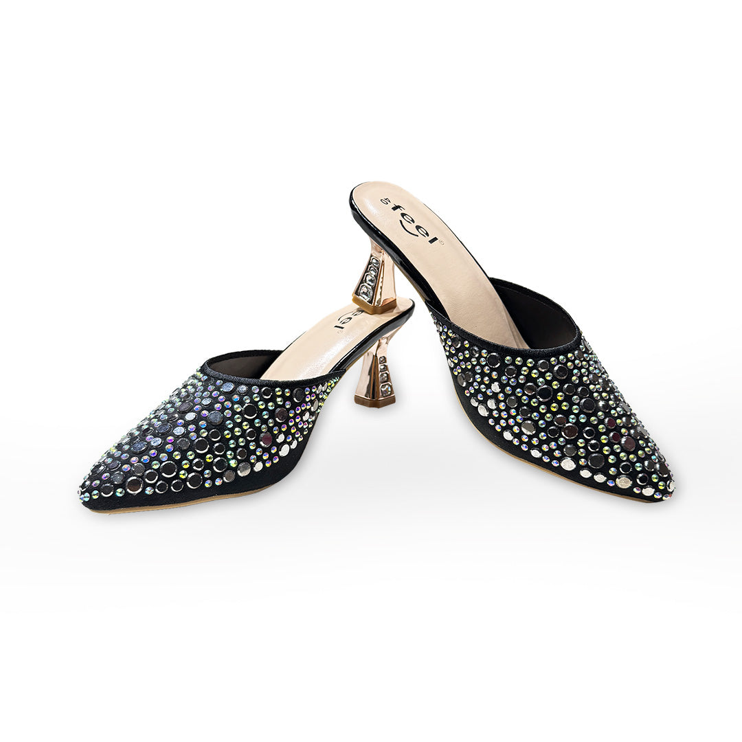 Rhinestone Nagra Heel-713