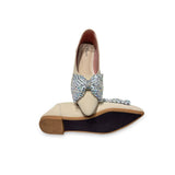 Rhinestone Bow Pumps-717