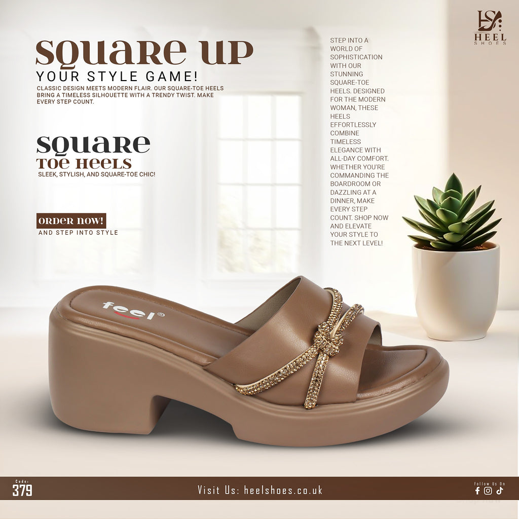 SQUARE TOE HEEL
