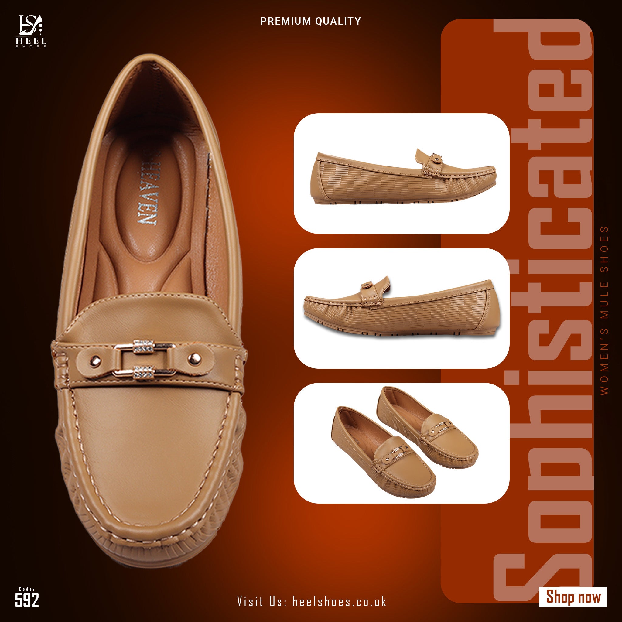 Women High Quality Loafer-592