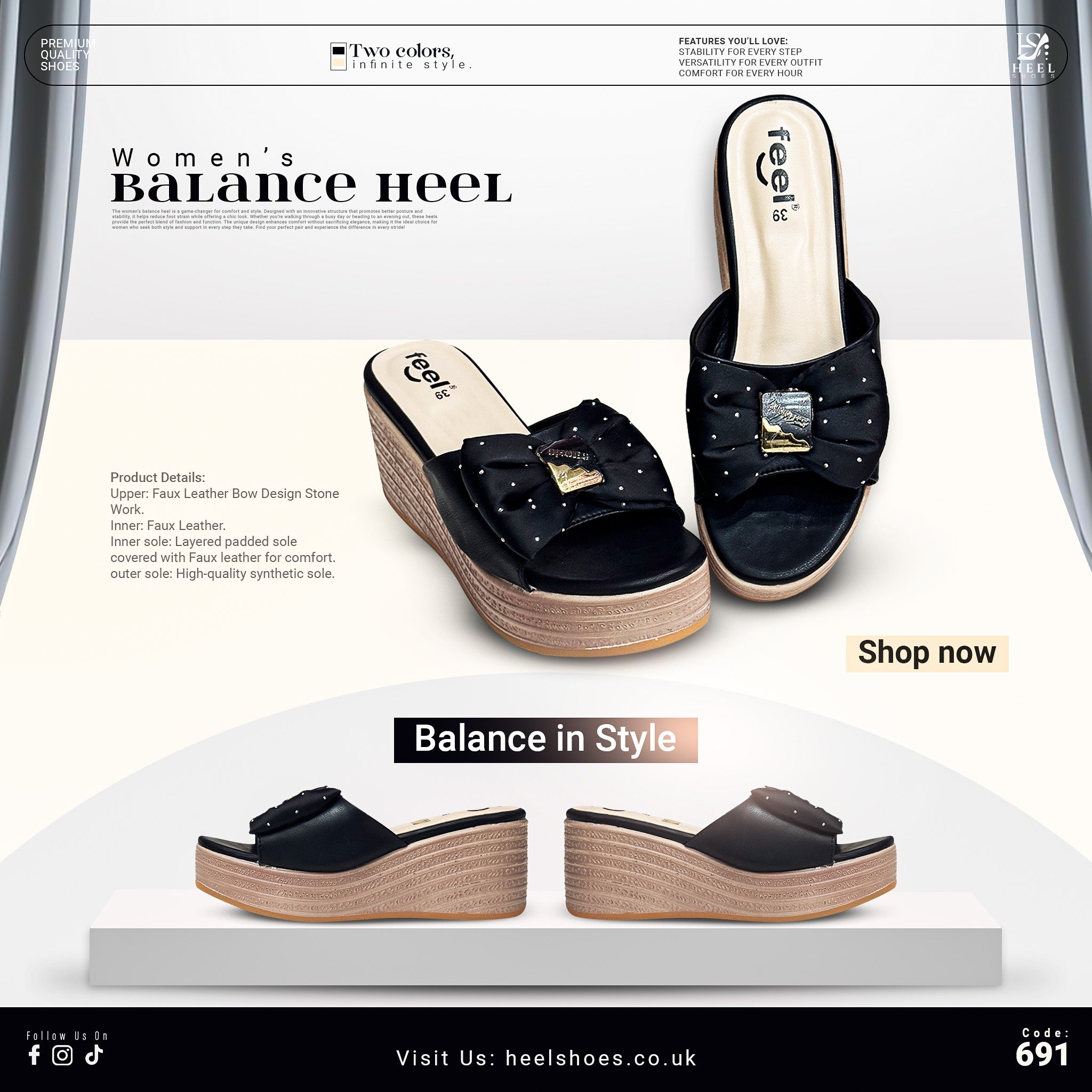 Women Balance Heel-691