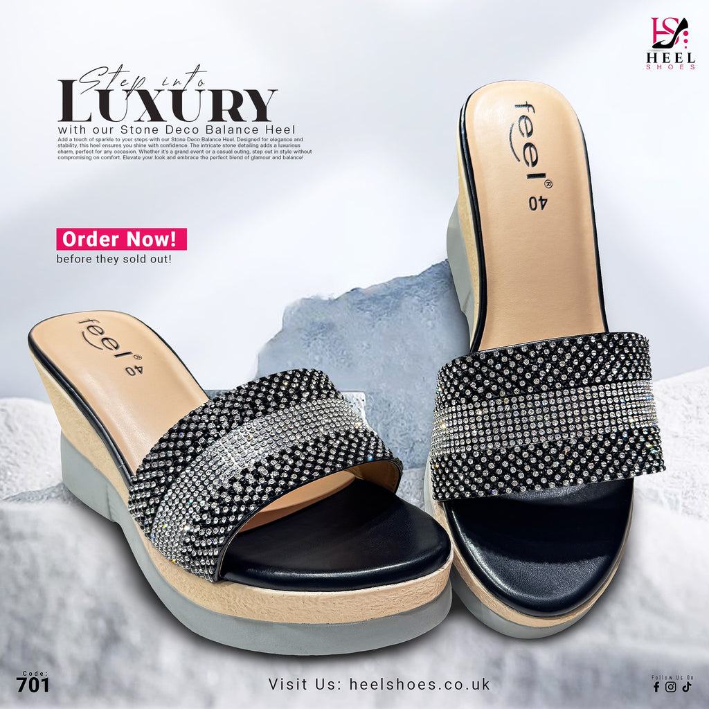 Stone Deco Balance Heel-701