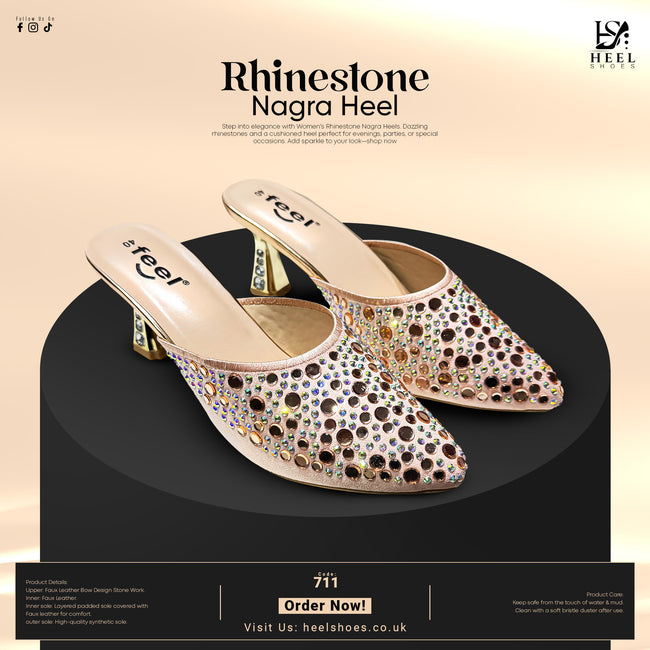 Rhinestone Nagra Shoe-711 Hover Image