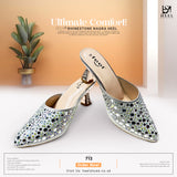 Rhinestone Nagra Heel-712
