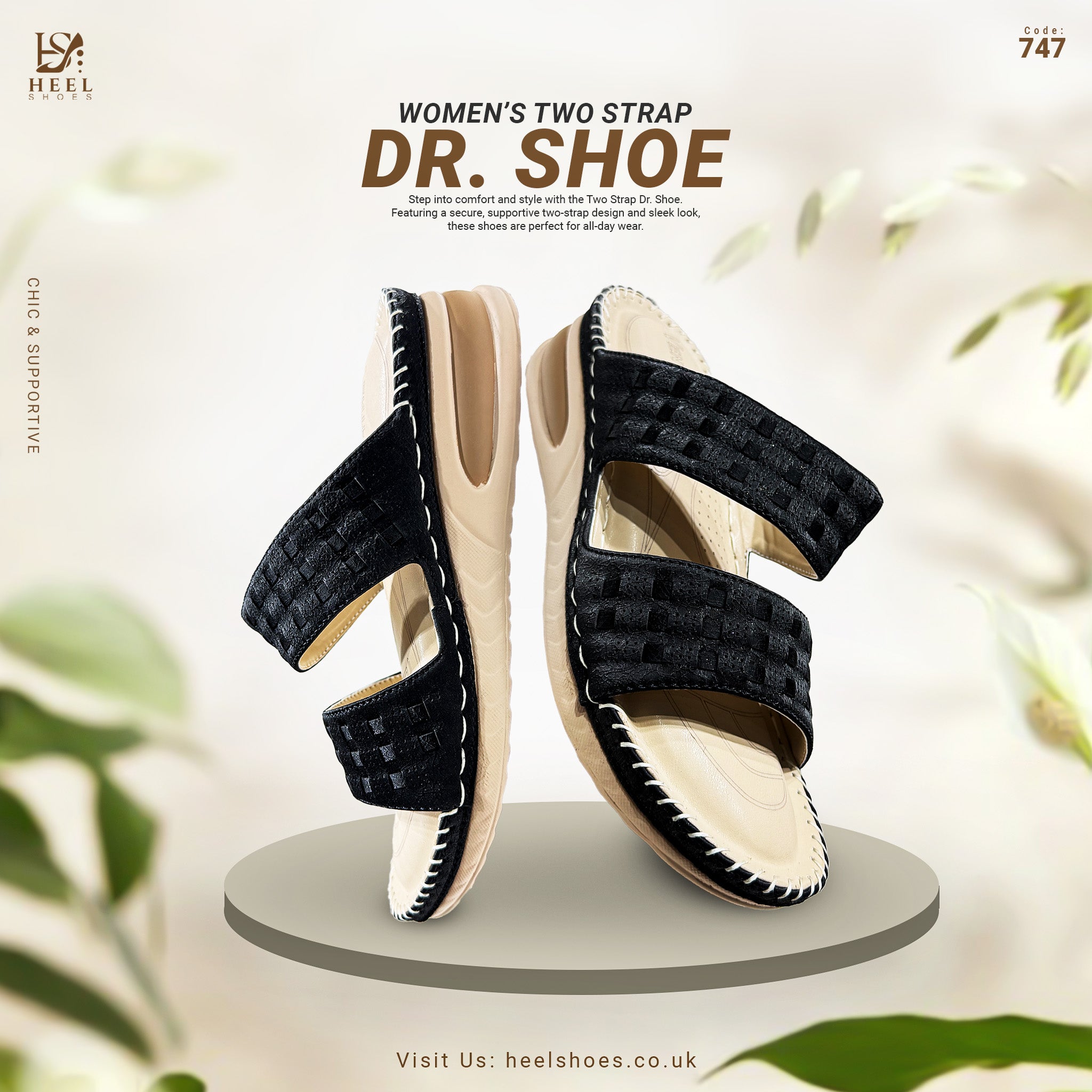 Two Strap Dr. Shoe-747