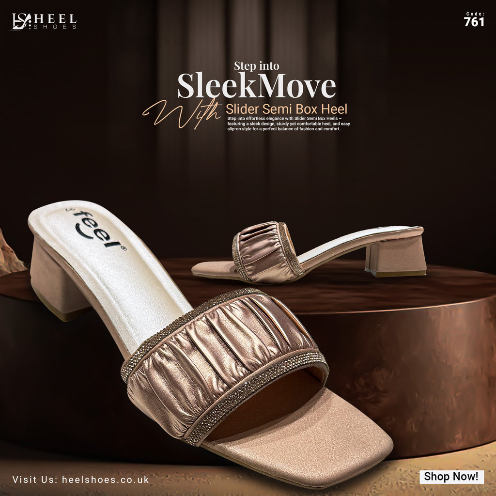 Slider Semi Box Heel-761
