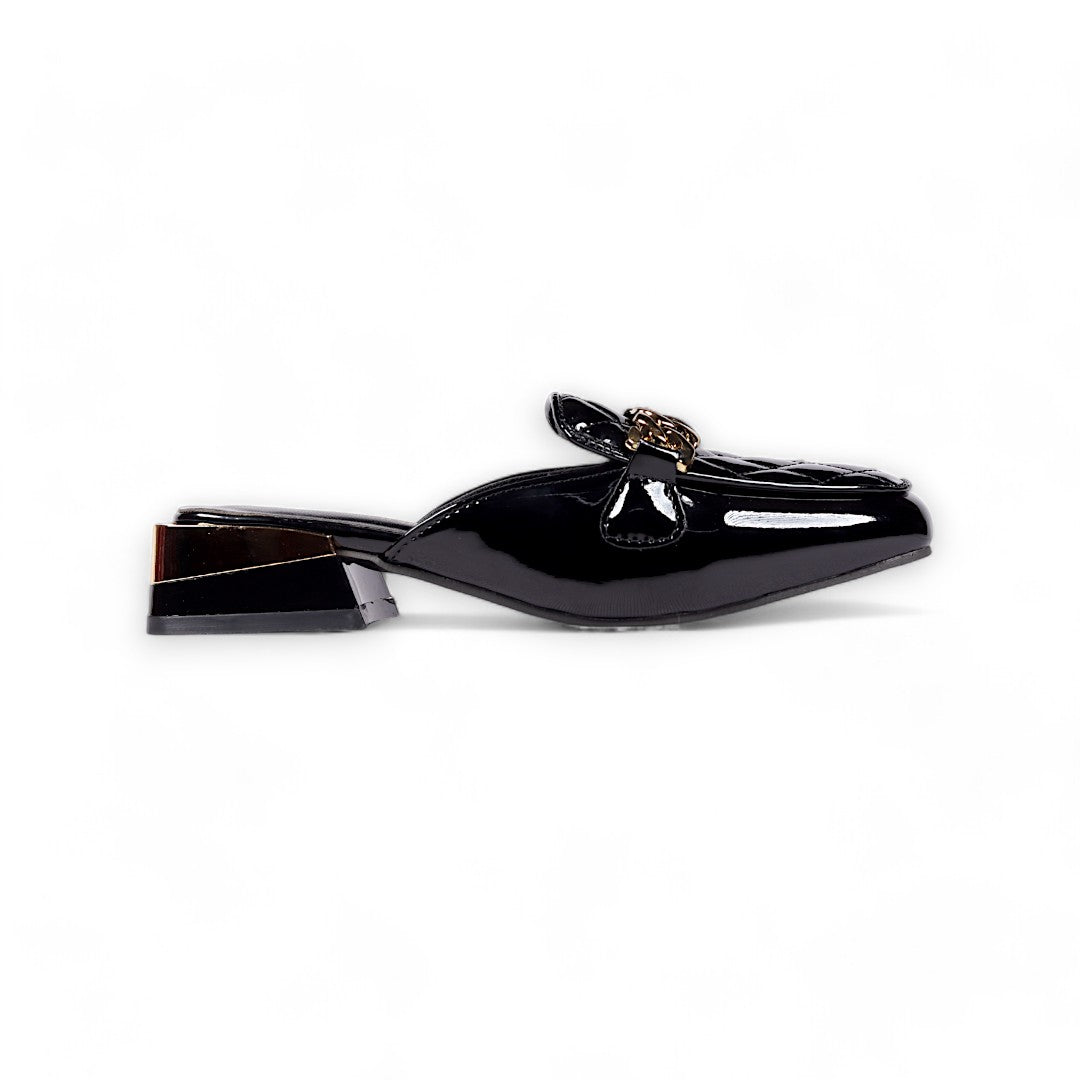 Close Toe Block Heel-448