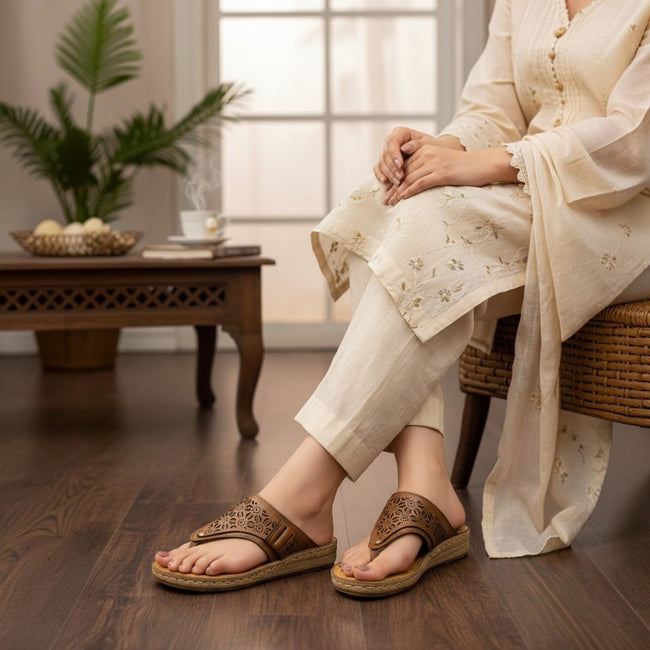 SUPER SOFT-2 FINGER DR.SANDAL-819 Hover Image