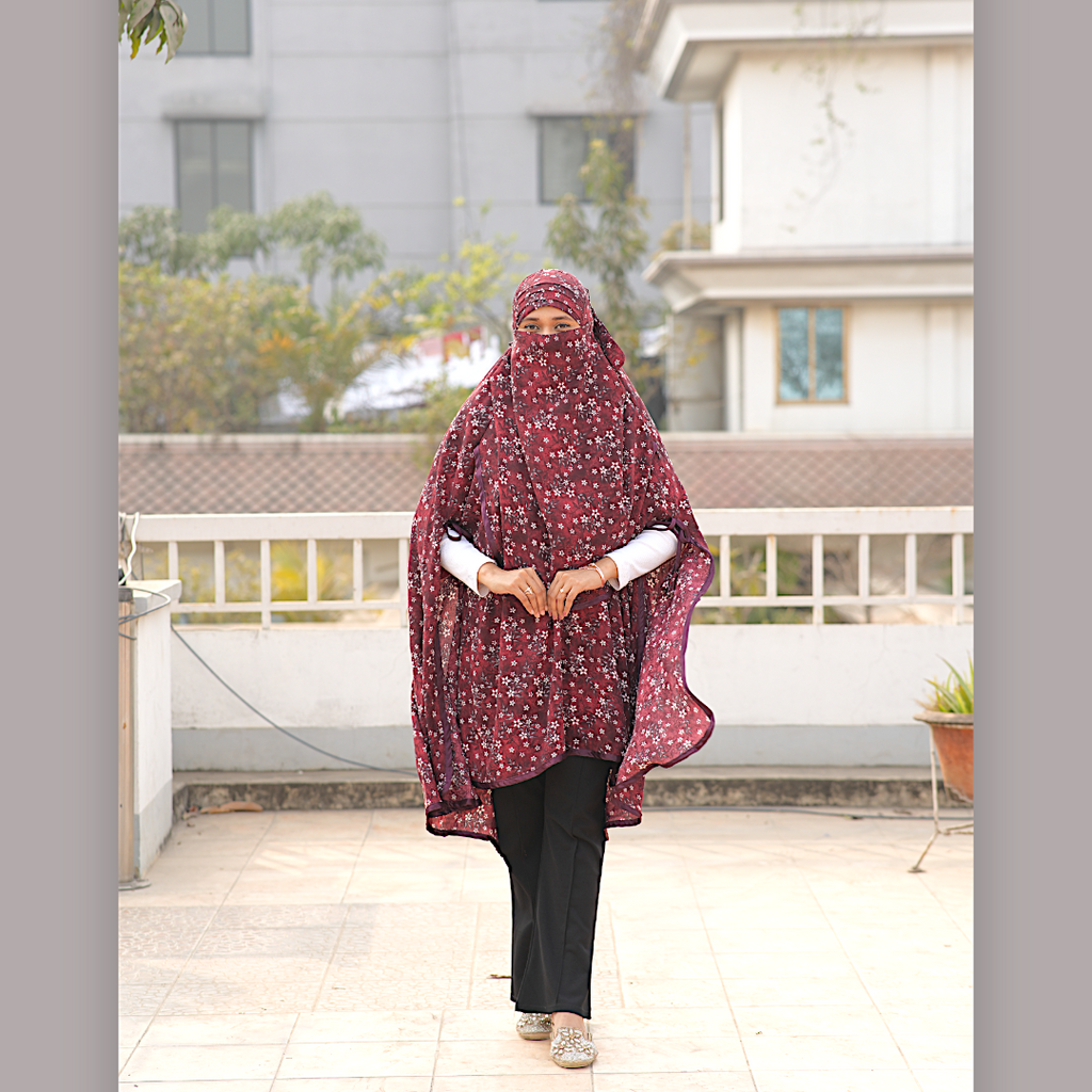 Madani Hijab With Niqab-AA17
