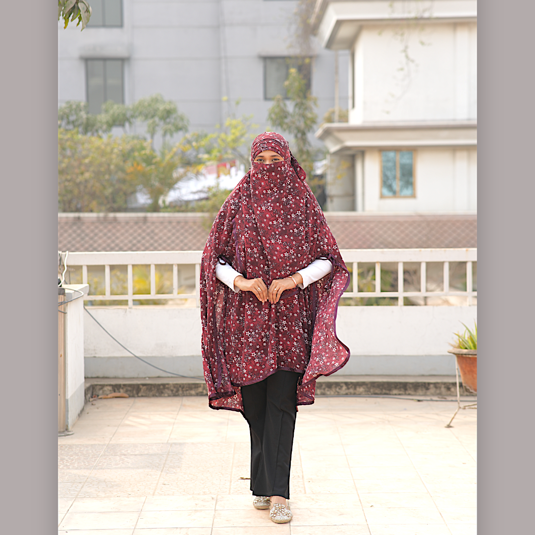 Madani Hijab With Niqab-AA17