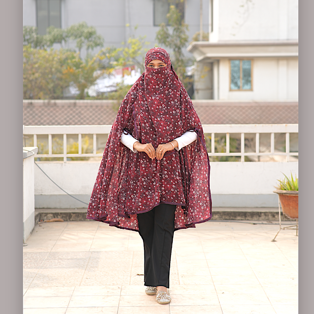 Madani Hijab With Niqab-AA17