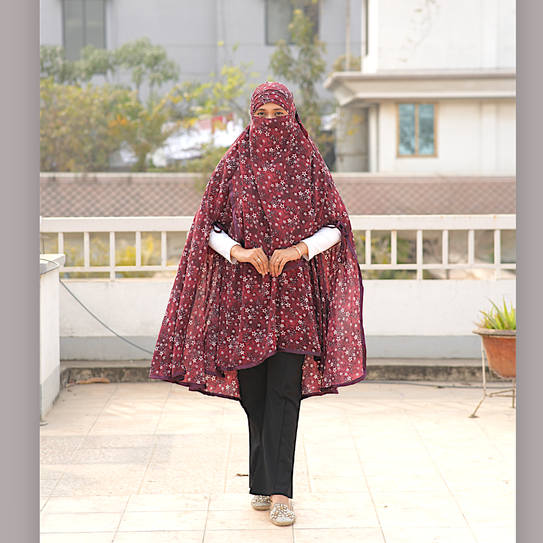 Madani Hijab With Niqab-AA17
