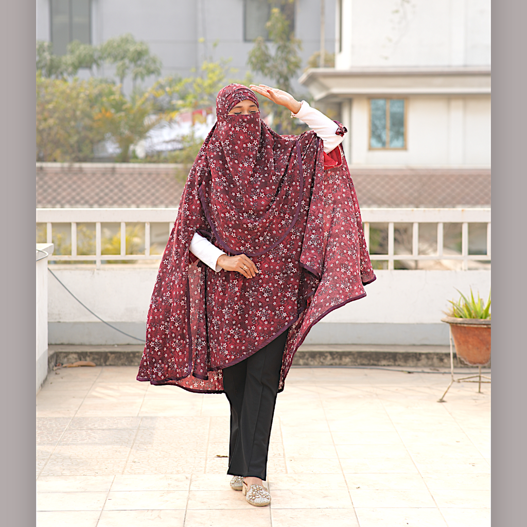 Madani Hijab With Niqab-AA17