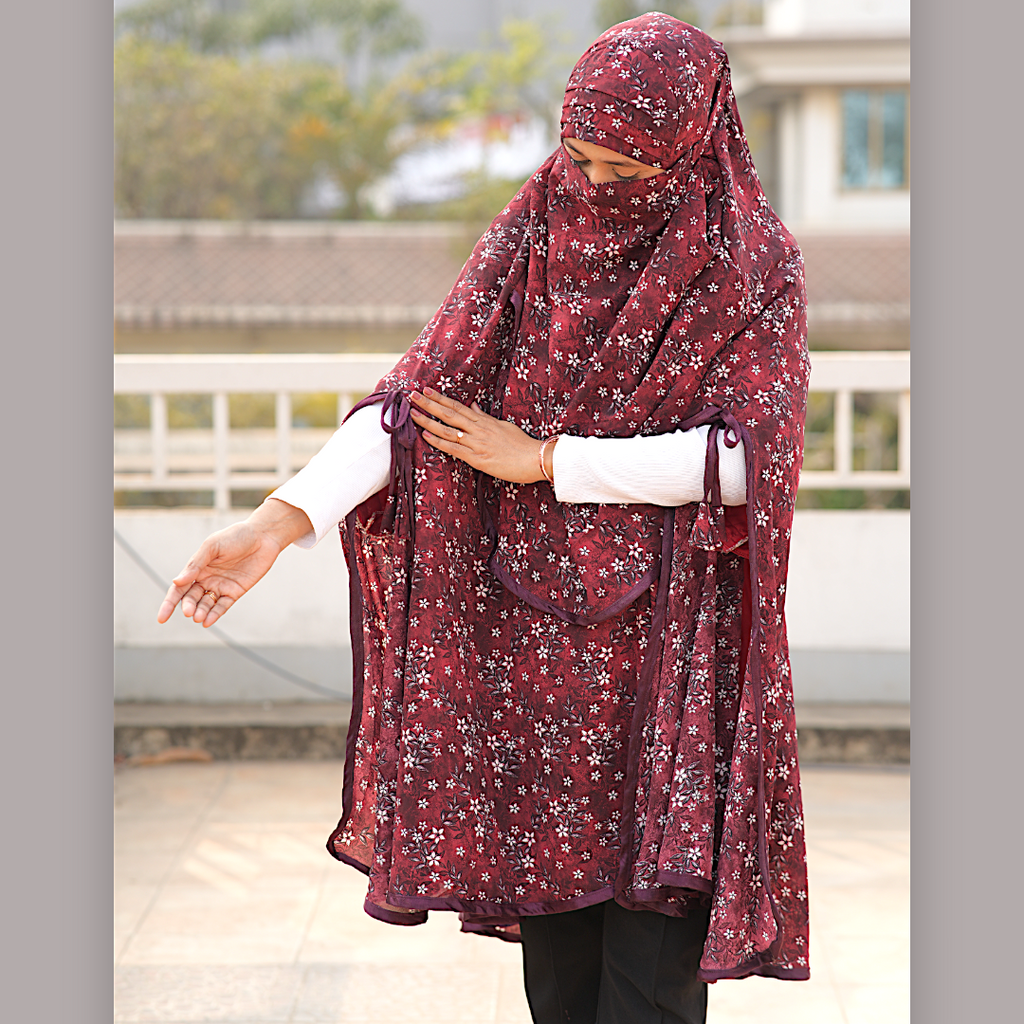 Madani Hijab With Niqab-AA17