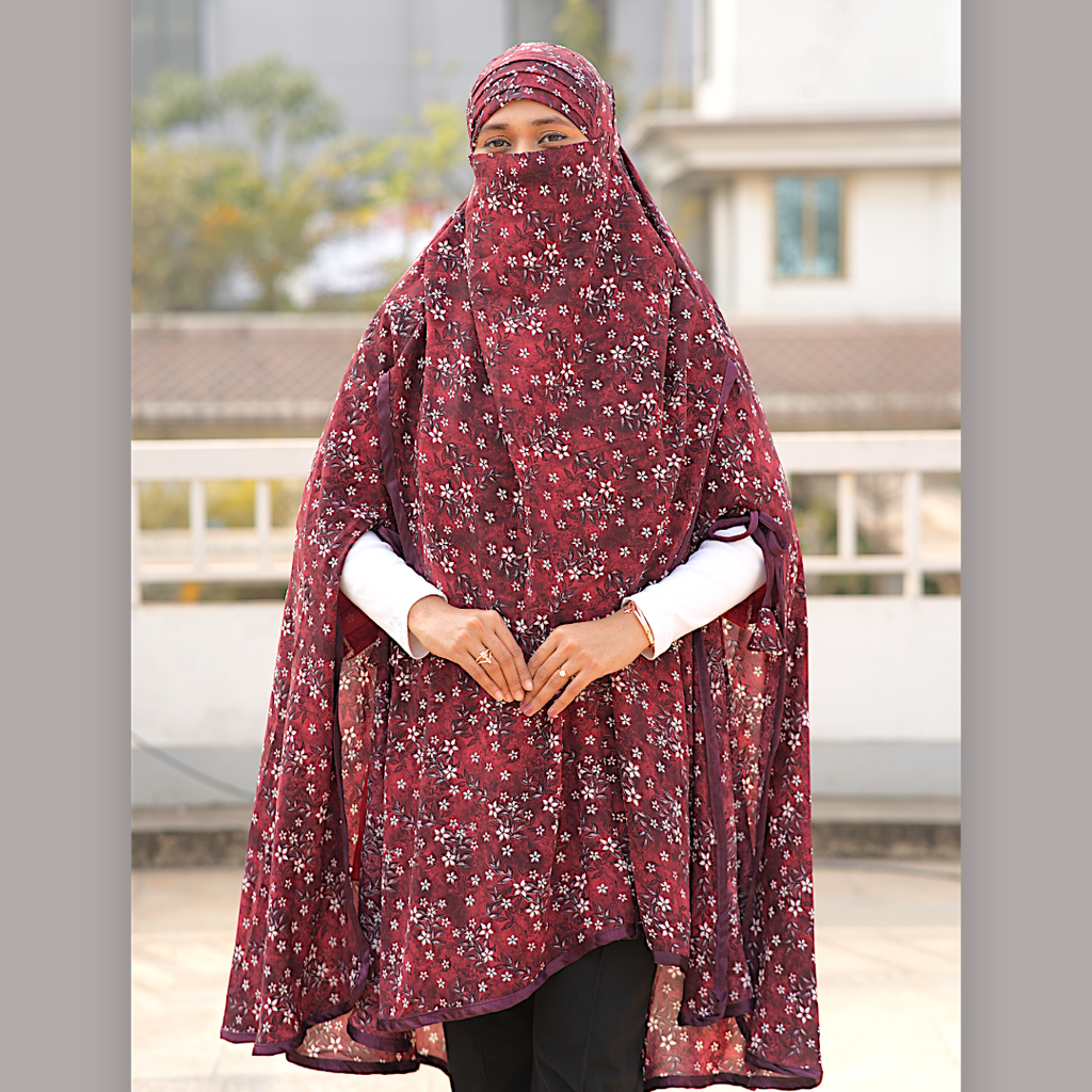Madani Hijab With Niqab-AA17