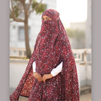 Madani Hijab With Niqab-AA17